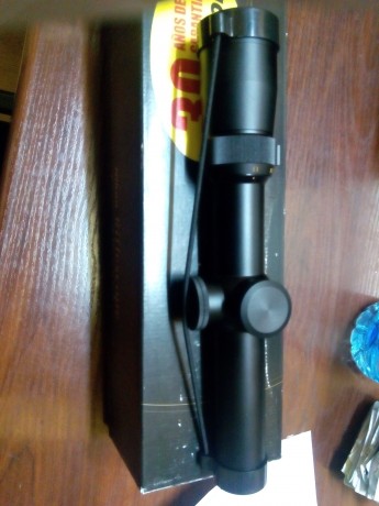 PUES ESO , vendo este visor flamante nikon monarch E , 1.1-4x24M reticula 4 , el precio es de 525 euros 00