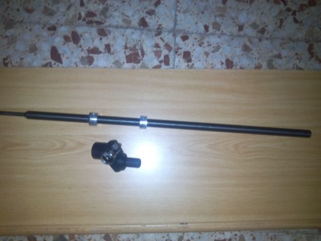 PUES ESO , vendo este cañon de 24 " del calibre 4,5 y conector para carga de la familia airforce 02
