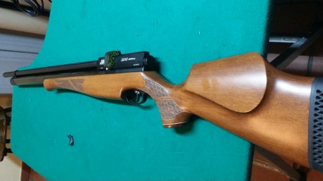 Pongo a la venta rifle AA s510 Xtra FAC en cal  5,5. 
en perfecto estado de madera y pavonado. Como nueva 12