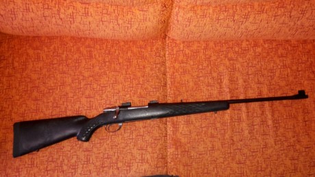 Se vende culata sintética marca Rame Line puesta en Santa Barbara C -75 más bases Leupold Qr para este 00
