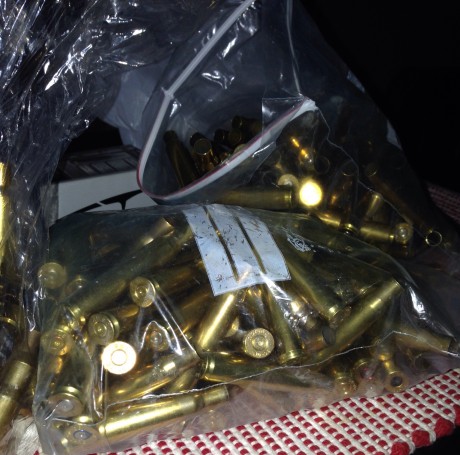 Hola,

Vendo 200 vainas 30-06, un unico disparo y pasadas por tumbler.
Gran mayoria RWS y NORMA (alguna 00
