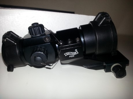 Visor Walther ps22 punto rojo con 11 intensidades, incluye monturas para rail weaver .
Perfecto estado 01