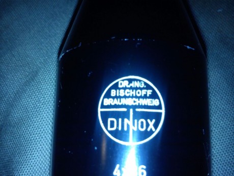 Pues nada pongo a la venta un visor bischoff dinox 4x36  de carril , es un visor alemán el cual solo dispone 02