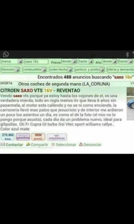 Uno pide por un Pietta niquelado con sus certificados, 2000 euros, jajaja.

Y el otro anuncio, no comete 130