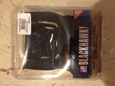 Se vende funda Blackhawk Serpa Concealment Holster para pistola Smith & Wesson MP 9, es para diestros 00