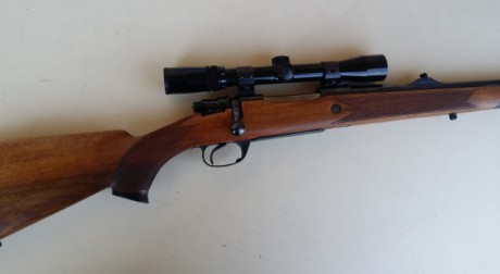 Hay un fierro en el foro que me gusta y saco este precioso rifle a la venta.
Se trata de un Kettner, acción 01