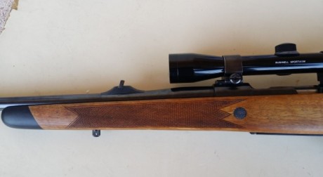 Hay un fierro en el foro que me gusta y saco este precioso rifle a la venta.
Se trata de un Kettner, acción 10