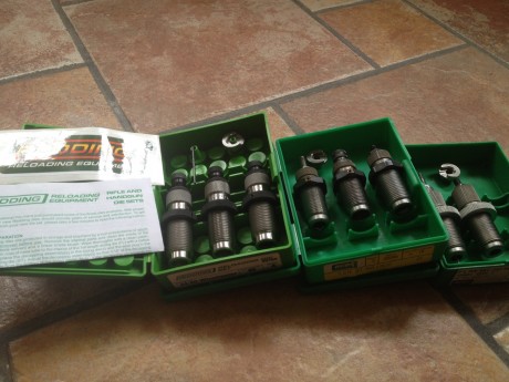 Vendo varios juegos de Dies de los siguientes Calibres:

  222. Rem:   De la marca RCBS. Usados, pero 01
