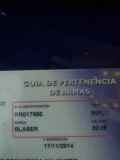 vendo rifle blaser r8 completamente nuevo comprado el 17/11/2014,cargador extraible,se vende con las monturas,se 100