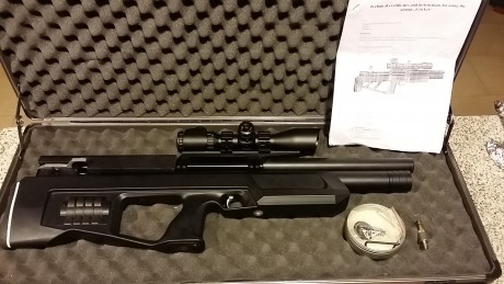 Por otras necesidades he decidido vender esta magnifica carabina muyy precisa. Esta como se puede comprobar 20