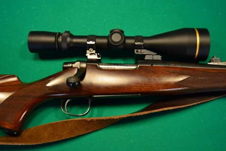 SE VENDE RIFLE REMINGTON SEVEN, CAL. 308 CON VISOR LEUPOLD VARI-X-III 3,5x10x50 y FUNDA ÉLITE DE CUERO 01
