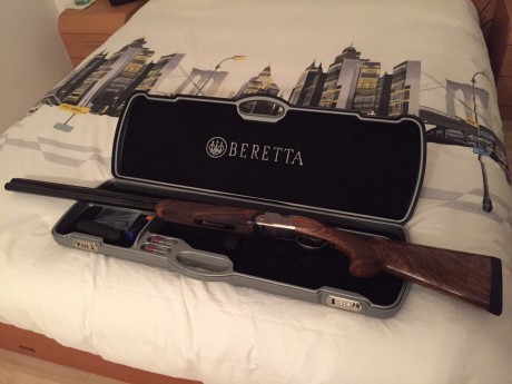 ESCOPETA SUPERPUESTA BERETTA 692 TRAP cañón de 76 cmt con muy poco uso, aun cuesta de abrirse.
Cañon STEELIUM 02