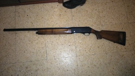 Cambio escopeta Fabarm Ellegi cal. 12, semiautomática. Cañón 3 estrellas. Culata suplementada, perfecta 02
