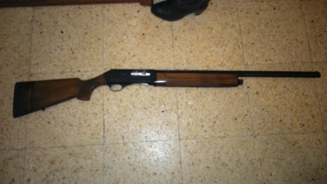 Cambio escopeta Fabarm Ellegi cal. 12, semiautomática. Cañón 3 estrellas. Culata suplementada, perfecta 01
