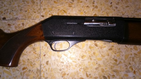 Cambio escopeta Fabarm Ellegi cal. 12, semiautomática. Cañón 3 estrellas. Culata suplementada, perfecta 00
