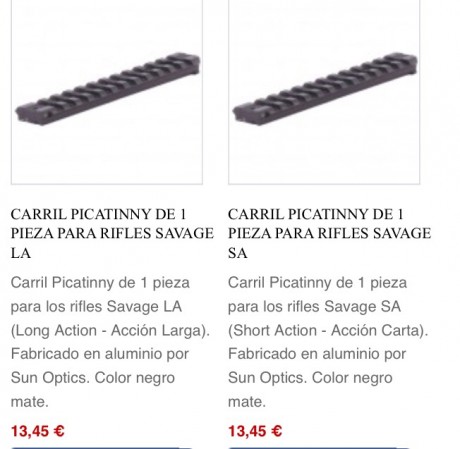 Quiero exponer un tema haber si alguno de Uds. me sacan de dudas:

Deseo acoplar un carril picatinny de 00