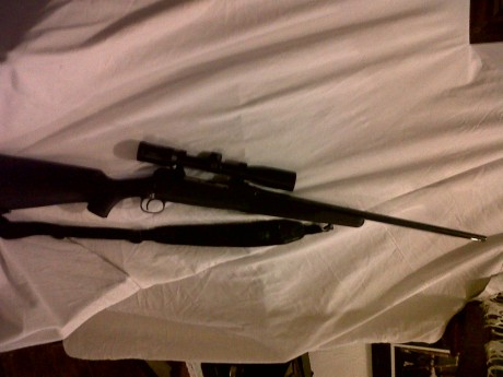 Buenas a todos , pues eso vendo  un Savage cal 30-06 model 111 con anillas originales de pulgada y gatillo 00