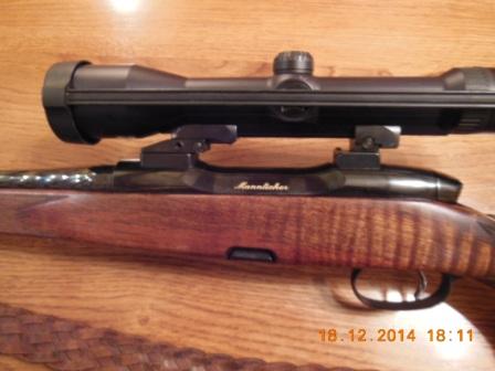A las buenas:
Vendo Rifle Mannlicher 30-06, System SBS 96, acero martilleado en frio, muy buen estado, 00