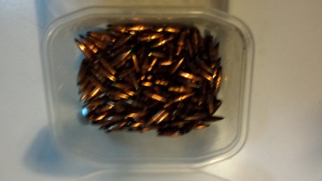 50 Remington Disintegrator frangibles de 55 gr.
50 Fiocchi FMJ de 62 gr.
166 Santa Bárbara de 62 gr SS-109
Precio 00