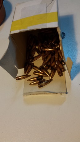 50 Remington Disintegrator frangibles de 55 gr.
50 Fiocchi FMJ de 62 gr.
166 Santa Bárbara de 62 gr SS-109
Precio 00
