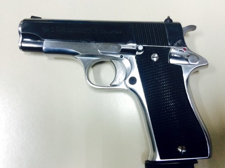 Se vende pistola Star BM 9mm Parab. En buen estado; tiene poco uso y esta súper "afinada"; con 02