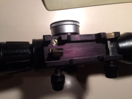 Cambio visor POSP 8x42 con monturas tipo Weaver. Retícula mil Dot con iluminación, interesados por privado, 01