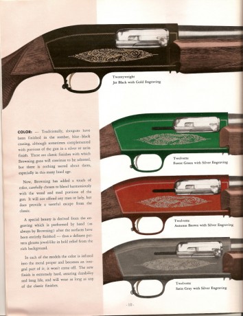  Introduccion. 
En 1926 fallece J.M.Browning, sus hijos John y Val Allen Browning fundan la Browning Arms 11