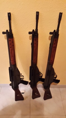 Vendo 3 Cetmes C.
Los 2 que llevan la base de Santa Barbara están por estrenar, cada uno lleva 4 cargadores 02