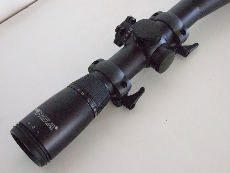 Vendo visor  BSA 8-32X56. SERIE QUARRY KING en perfecto estado. se entrega con la rueda de paralelaje. 01