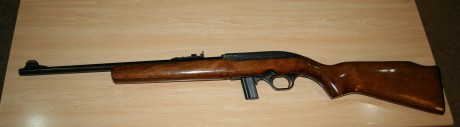 Hola.

Vendo  carabina calibre .22 CBC Magtech, modelo 7022 . Es un arma semiautomática, fiable y muy 00