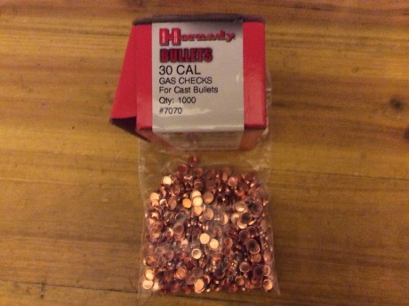 Cambio en Madrid.
Entrego Gas check del cal. 30 ( hornady, 500 unid.) y recojo Gas check (500 unid.) cal. 00