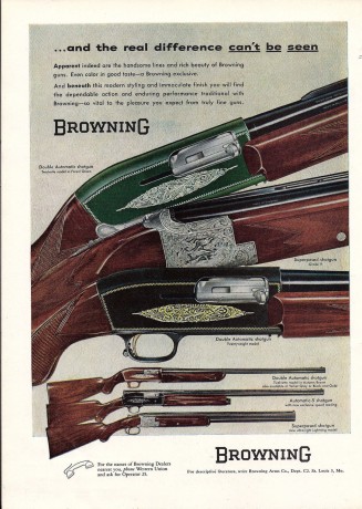  Introduccion. 
En 1926 fallece J.M.Browning, sus hijos John y Val Allen Browning fundan la Browning Arms 122