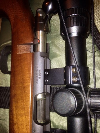 Carabina Cz 452 Deluxe, con menos de 500 disparos, se entrega con mira telescópica, bipode y funda.
Precio 112