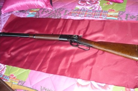 Por jubilación dejo el tiro, y por tanto vendo mi  rifle de palanca marca Rossi calibre 44 magnun, en 02