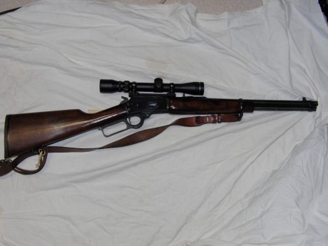Hola:
Vendo este Marlin 357 de palanca con visor Norconia 3-9x32
Precio 500€ + Portes
Se puede ver y probar 02