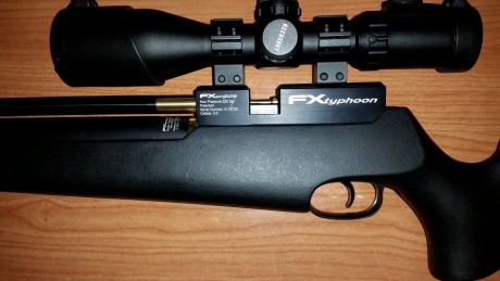 Se vende FX Typhoon sintetica cal. 5.5 comprada nueva por mi el 26/02/14 en suministros Ayala. En excelente 30