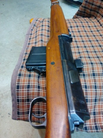 Vendo fusil Hakim semiautomático en calibre 7.92x57 mauser , cargador de 10 cartuchos , precisión excelente.
 00