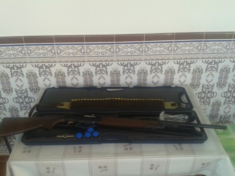 Hola, vendo escopeta Beretta Urika AL391 cal.20 en perfecto estado, cañón de 71 cm, recamara 20/76, 5 02