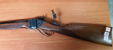 Hola, vendo por no usar rifle Sharp sporting de Pedersoli de cartuchería metalica 45/70, muy buen estado, 00