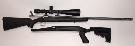 Se vende Remington 700 Varmint Stainless Fulted (SF) del Calibre 308 Win de Acción Corta.

Cañón Pesado 00