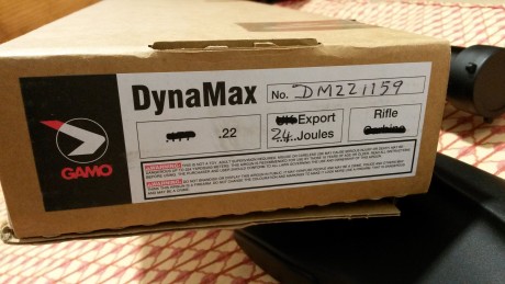Vendo carabina pcp Gamo Dynamax de fabricación BSA. Comprada el pasado mes de diciembre. Es del calibre 02