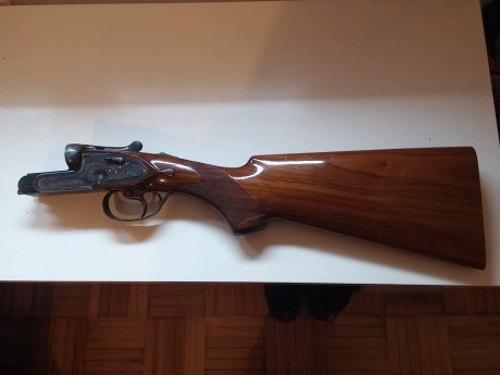 Buenas a todos
Resulta que me venden una paralela AYA n51 del año 1958, con selector de tiro,expulsores,monogatillo.cañones 42