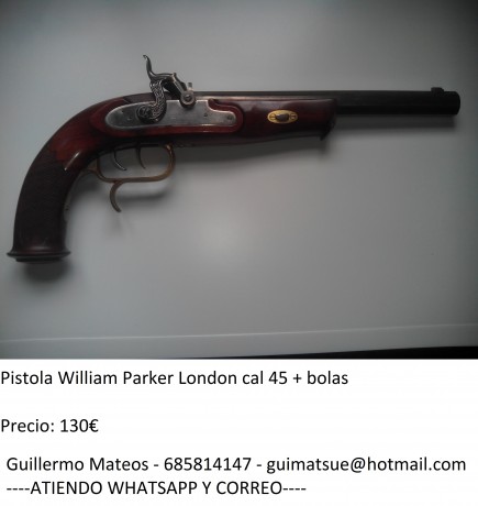    EDIT: TODO VENDIDO   

Buenas compañeros.
Pongo a la venta las siguientes armas por motivos de salud. 11