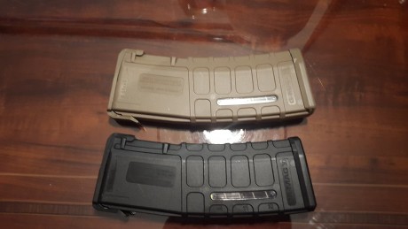 Cargadores Oberlands Arms para estandares NATO, ar15, etc. En negro y desert. 24 Euros unidad. Todos con 00