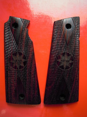 Vendo cachas para pistolas Star, tipo A - B, y sus variantes AS, BS. También para Llama, variantes y clones 80
