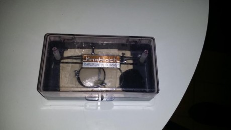 Vendo gafas de tiro Knobloch en caja. 90 euros 00