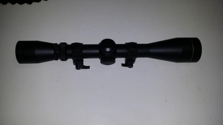 Vendo visor leupold de aumentos variables 3 a 9 x40 con anillas warner de montaje rapido. El visor esta 00