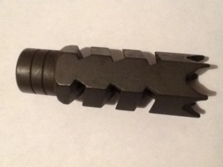 SE VENDE FRENO DE BOCA PARA AR15 O M4 CON ROSCA ESTANDAR  1/2X28 PARA CALIBRE .222 ,ACABADO FOSFATADO 01