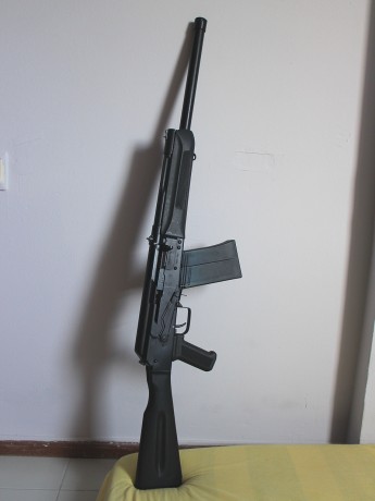 (( VENDIDA!!!!!!! ))

Vendo mi escopeta Saiga 12

del calibre 12 y semi-automatica. Funciona con cargadores. 80