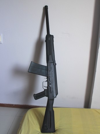 (( VENDIDA!!!!!!! ))

Vendo mi escopeta Saiga 12

del calibre 12 y semi-automatica. Funciona con cargadores. 90